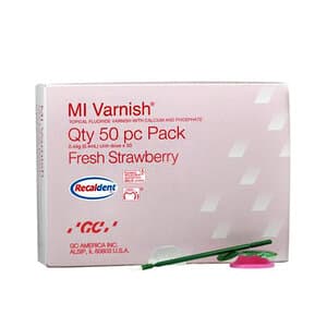 MI Varnish Strawberry 5% NaF with RECALDENT (CPP-ACP), 0.4 mL Unit Dose, 50/Pack, 442500 thumbnail 16
