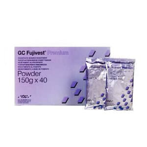 GC Fujivest Premium Phosphate-Bonded Investment Powder, Carbon-Free, 150 g Pouch, 40/Case thumbnail 5