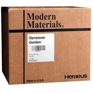 Kulzer Modern Materials Denstone Golden Type III Lab Stone, 45 lb Box, #50046185 thumbnail 6