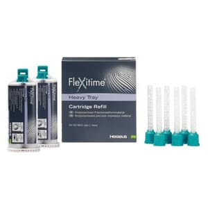 Flexitime VPS Precision Impression Material, Heavy Tray, 50 ml Automix Cartridge Refill, 2/Pk, 50034804 thumbnail 12