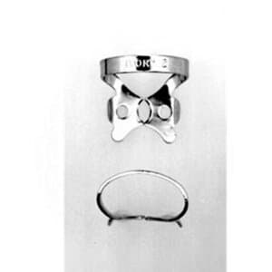 Ivory Rubber Dam Clamp #2, Winged Bicuspid, Stainless Steel, 1/Box, 50057310 thumbnail 10