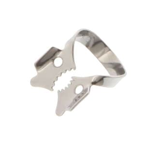 Ivory Rubber Dam Clamp #13A, Winged, Serrated Jaws, Stainless Steel, 1/Pk, 50057352 thumbnail 10