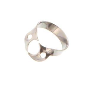 Ivory Rubber Dam Clamp, Wingless, #W8A, Stainless Steel, for Molars, 1 Each, 50057536 thumbnail 9