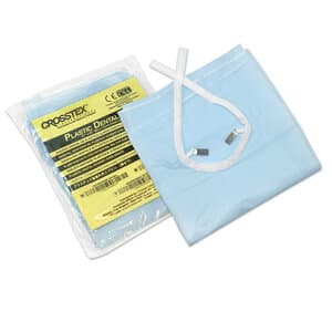 Crosstex Patient Barrier Apron, Plastic, Waist Length, 27" x 30", White, 1/Pk, NP3WH thumbnail 12
