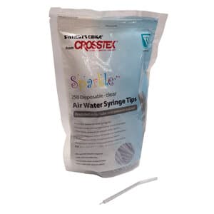 Crosstex Sparkle Disposable Air/Water Syringe Tips, Clear, 250/Bag, BCSAWSCL thumbnail 12