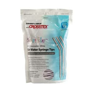 Crosstex Sparkle Disposable Air/Water Syringe Tips, White, 250/Bag, BCSAWSWH thumbnail 12
