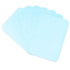 Crosstex Bracket Heavyweight Paper Tray Covers, SS White #20, Size D, 10.25" x 15.75", Blue, 1000/Box thumbnail 5