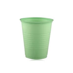 Crosstex Advantage Plastic Cups, 5 oz, Green, 1000/Case, CXAGR thumbnail 2