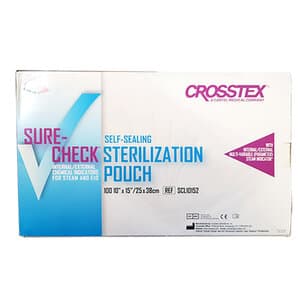 Crosstex Sure-Check Self-Seal Sterilization Pouches, 10" x 15", 100/Box, SCL10152 thumbnail 10