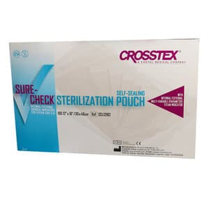 Crosstex Duo-Check Self-Seal Sterilization Pouch, 12" x 18", Blue, 100/Box, SCL1218 thumbnail 6