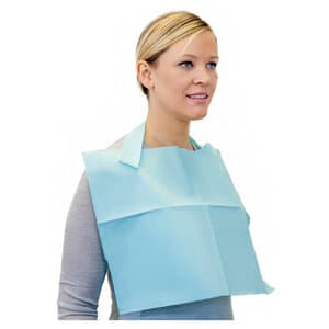 Crosstex Sani-Tab Chain-Free Patient Towel, Econoback, 2-Ply Tissue with 1-Ply Poly, 13" x 19", Blue, 400/Case, WEXBLT thumbnail 9