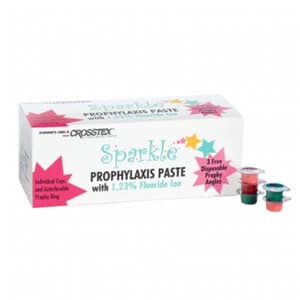 Sparkle Prophy Paste, Coarse, Bubble Gum, 1.23% Fluoride, Box of 200 Single-Use Cups - -Sparkle Prophy Paste Pink w/Purpose Coarse BG (200 - Image 1