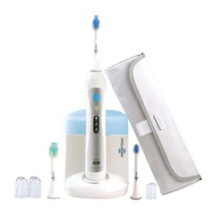 InteliSonic Sonic Toothbrush and UV Sanitizer, Rechargeable, 3 Modes, with 2 Brush Heads and Travel Case thumbnail 9