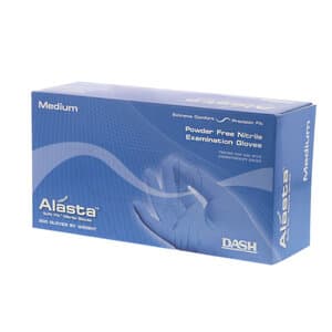 Alasta 200 Soft Fit Nitrile Examination Gloves, Powder-Free, Non-Sterile, Medium, Violet Blue, 200/Box, ALS200M thumbnail 6