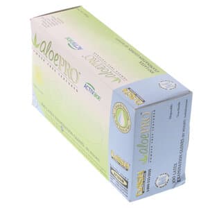 AloePRO™ Latex Examination Gloves, Powder Free, Textured, Medium, 100/Box, AP100M thumbnail 9