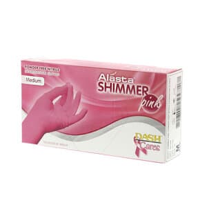 Alasta Shimmer Pink Nitrile Exam Gloves, Powder-Free, Non-Sterile, Medium, 100/Box, PNK100M thumbnail 14