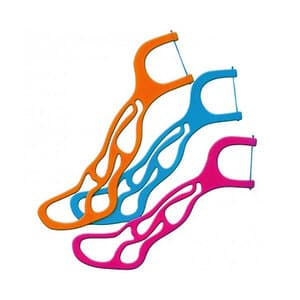 DenTek Kids Fun Flosser Trial Packs, Wild Fruit Flavor, 3 Flossers per Pack, 144 Packs per Bag (432 Flossers Total) thumbnail 2