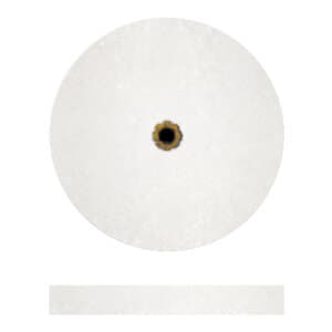 Dedeco Koolies White Shape-2 Grinding Wheels, Fine Aluminum Oxide, 1" x 1/8", 50/Box, #832 thumbnail 7