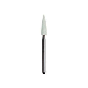 Dedeco White Arkansas Stone, FG (Friction Grip) 1/16" Shank, Shape 111 (FL2), Flame, Aluminum Oxide, 12/Box, 4702 thumbnail 10