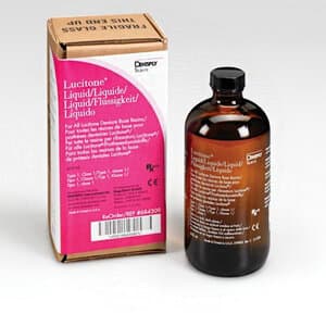 Lucitone Denture Acrylic Liquid, 430 ml Bottle - LUCITONE LIQUID 430ML BOTTLE - Image 1