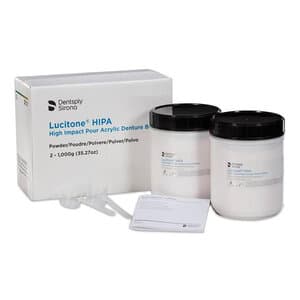Lucitone HIPA Denture Base Acrylic, Original, 2000 g - LUCITONE HIPA DENTURE BASE ORIGINAL 2000 GRAMS - Image 1