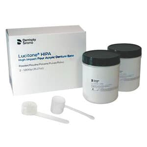 Lucitone HIPA Denture Base Acrylic, Light Shade, 2000 g Powder - LUCITONE HIPA DENTURE BASE LIGHT 2000 GRAMS - Image 1
