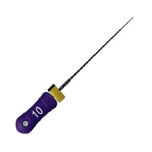 Ready-Steel C+ Stainless Steel Endodontic Hand File, Size #10, 25 mm, Purple, 6/Pk, 6701025 thumbnail 8