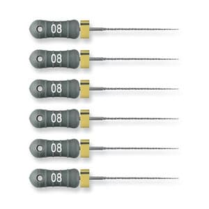 Dentsply Maillefer READYSTEEL K-File, Size #08, 25mm, Gray, Sterile, 6/Pack, 6840825 thumbnail 8