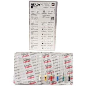 Dentsply Sirona Maillefer READYSTEEL K-File, Stainless Steel, Sterile, 25mm, #15-40 Assorted, 6/Pk, 6844026 thumbnail 13