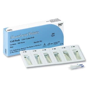 Dentsply Sirona Maillefer Absorbent Paper Points, .04 Taper, ISO #40 (Black), Sterile, Cell Pack of 180, 670191 thumbnail 11