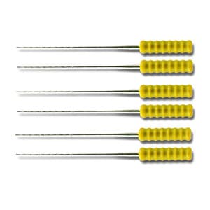 Dentsply Maillefer Barbed Broaches, XX-Fine, 21mm, Yellow, 10/Pk, #689551 thumbnail 3