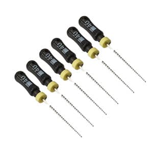 Dentsply Maillefer K-Files #40, 21mm, Stainless Steel, Pack of 6, Ref 67110 thumbnail 2