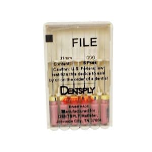 Dentsply Maillefer K-Files #06, 31mm, Stainless Steel, Color Coded Pink, 6/Pkg, #671159 thumbnail 8