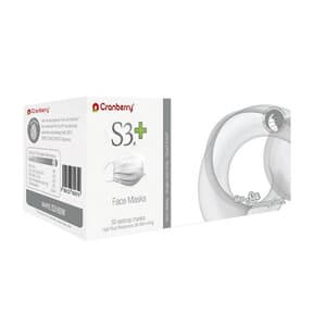 Cranberry S3+ Procedure Face Mask, ASTM Level 3, 3-Ply, Ear Loop, White, 50/Box, S3160W thumbnail 20