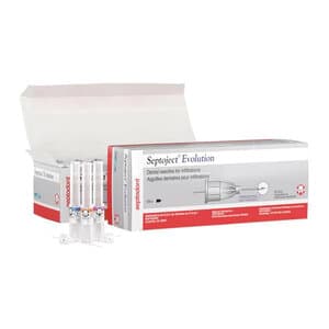 Septodont Septoject Evolution Dental Needle, 30 Gauge Extra-Short (0.9 mm), Purple Hub, 100/Bx - Septoject Evolution 30GA X-Short Needle (100) - Image 1