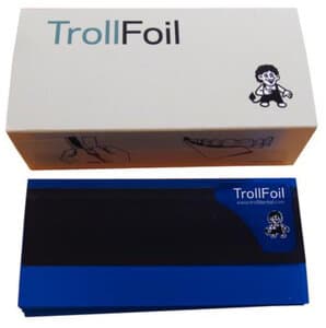 TrollFoil Double-Sided Articulating Foil, Blue, 8 Microns, Pre-Mounted, 3" x 3/4", 100/Pk, 12000101 thumbnail 11