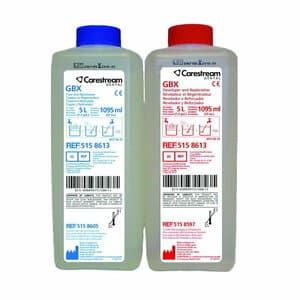 Carestream Health GBX Developer & Fixer Twin Pack, 2 x 5L - GBX DEV & FIXER TWIN PACK 2X5L - Image 1