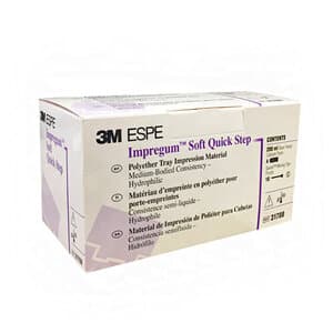 Impregum Garant Soft Quick Step Polyether Impression Material, Medium Body, Tray Refill, Mint, 4 x 50 mL Cartridges, 31788 thumbnail 10