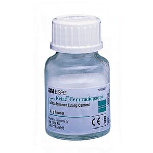 Ketac Cem Radiopaque Glass Ionomer Luting Cement, Powder Refill, 33 g, 1/Pk, 37211 thumbnail 13