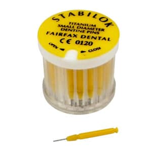 Stabilok Titanium Dentin Pins, Standard Kit, .021" (0.60mm), Yellow, 20 Pins with Drill, SY thumbnail 7