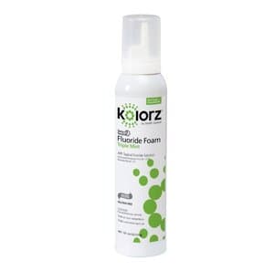 Kolorz Sixty-Second Fluoride Foam, Triple Mint, 1.23% APF, 4.4 oz Can, 766201 thumbnail 11