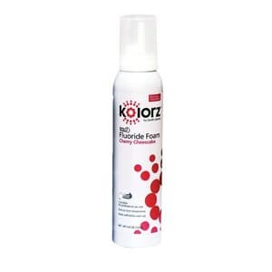 Kolorz Sixty-Second Fluoride Foam, Cherry Cheesecake, 1.23% APF, 4.4 oz Can, 766202 thumbnail 7