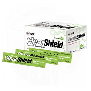 Kolorz ClearShield Fluoride Varnish, 5% NaF, Watermelon, 0.4 mL Unit Dose, 35/Pk, 799501 thumbnail 10