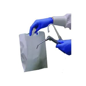 Fox Converting Chairside Waste Bags, Self-Adhesive Paper, 6.5" x 3" x 9", White, 200/Pkg, 420653900 thumbnail 3