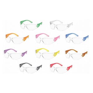 StarLite Gumballs Safety Glasses, Clear Lens, Assorted Colors, Regular Size, 10/Pack, 4699 thumbnail 2
