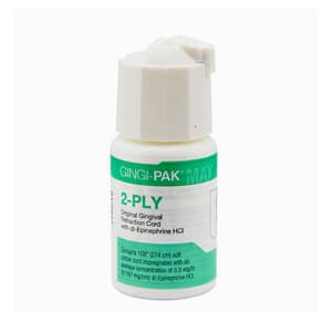 Gingi-Pak MAX Original 2-Ply Retraction Cord, Impregnated with Epinephrine HCl, 108 in, Each - GINGI-PAK MAX RETRACTION CORD 2-PLY W/EPI - Image 1