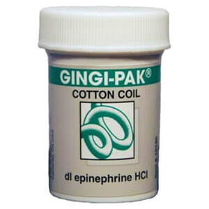 Gingi-Pak Cotton Coil with dl-Epinephrine HCl, 24 in. Vial - GINGI PAK COTTON COIL W/EPINEPHRINE - Image 1