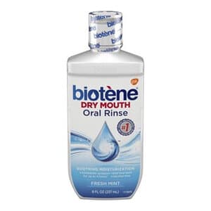 Biotene Dry Mouth Mouthwash, Fresh Mint, 8 oz Bottle - Biotene Dry Mouth Mouthwash Fresh Mint 8oz (12) - Image 1