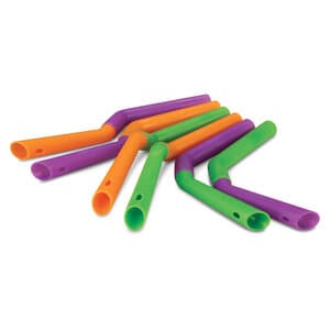 Angle-Ease Colorz Adjustable HVE Tips, Assorted Neon Colors, 50/Pack, 7042609 thumbnail 5