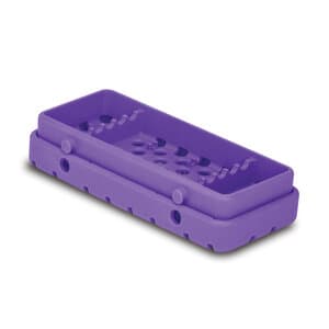 Practicon Cool Cassette 2 Size 5 Instrument Tray, Pure Purple, 1 Each thumbnail 3
